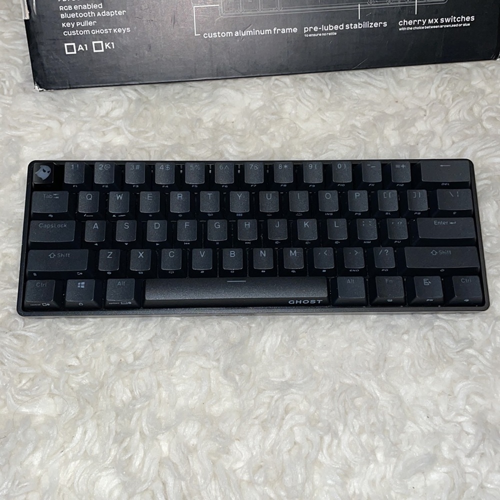 NIB Ghost K1 Wireless LED Keyboard For Gaming - Picture 7 of 9